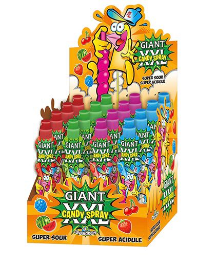 GIANT XXL CANDY SPRAY x16 PCS